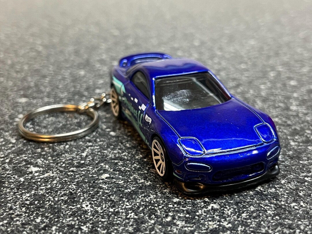 1995 Mazda RX7 Rx-7 Blue Keychain Matchbox Hot Wheels Matchbox F&F - Etsy