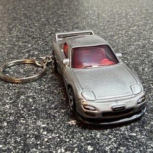 1995 Mazda RX7 Rx-7 Silver Keychain Matchbox Hot Wheels Matchbox F&F