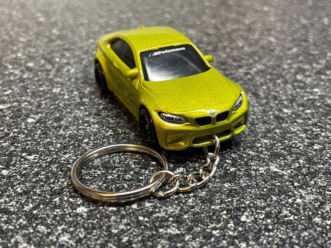 BMW M2 Keychain Austin Yellow Metallic Hot Wheels Matchbox F82 F83 - Etsy