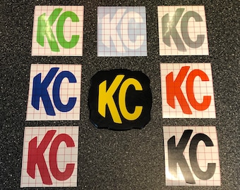 2x KC Flex ERA4 5325 LED Light Cover Vinyl Decal Overlay Sticker ERA 4