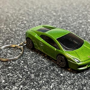 Lamborghini Gallardo Green Keychain Hot Wheels Matchbox LP560