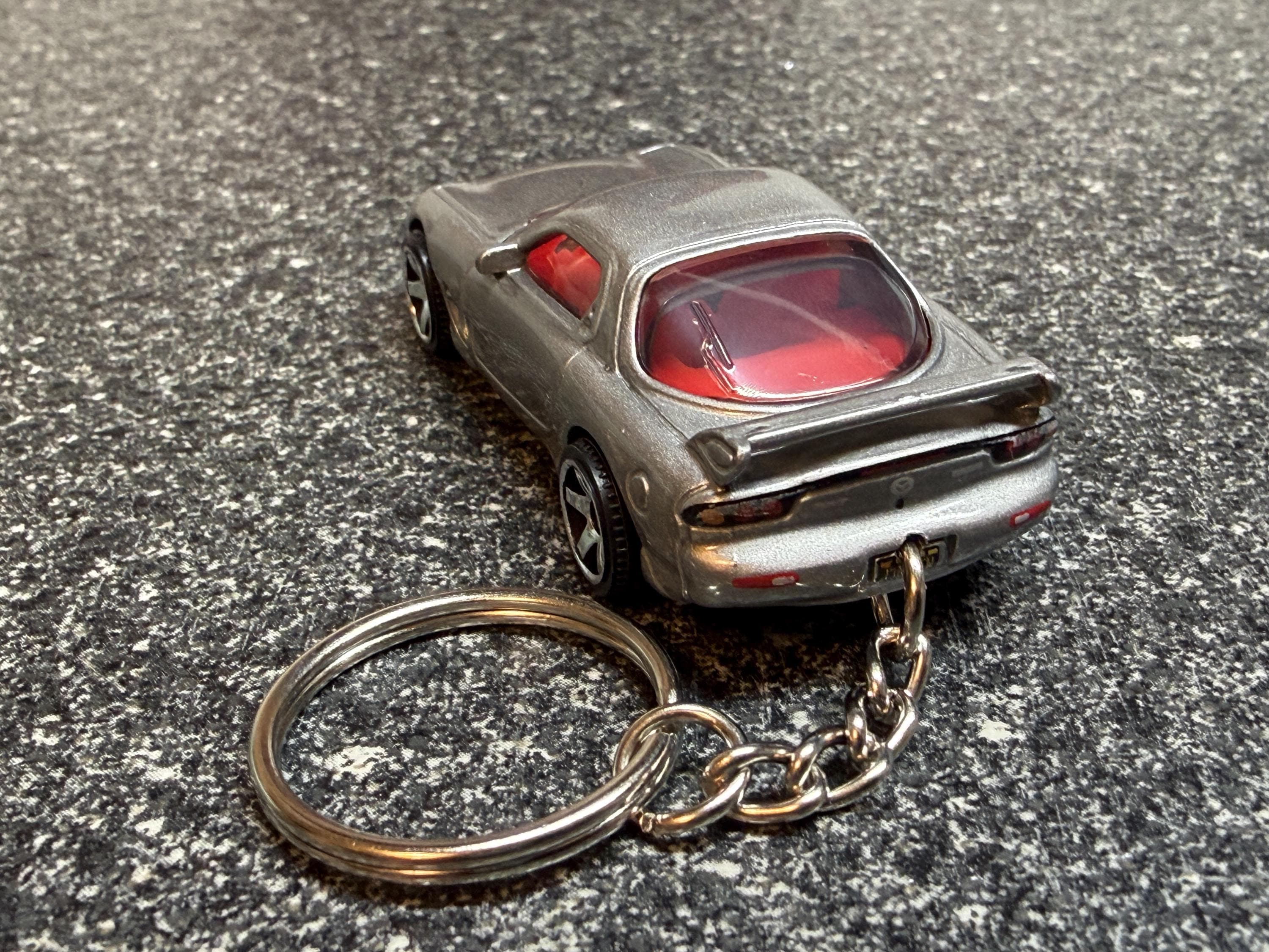 1995 Mazda RX7 Rx-7 Silver Keychain Matchbox Hot Wheels Matchbox F&F - Etsy