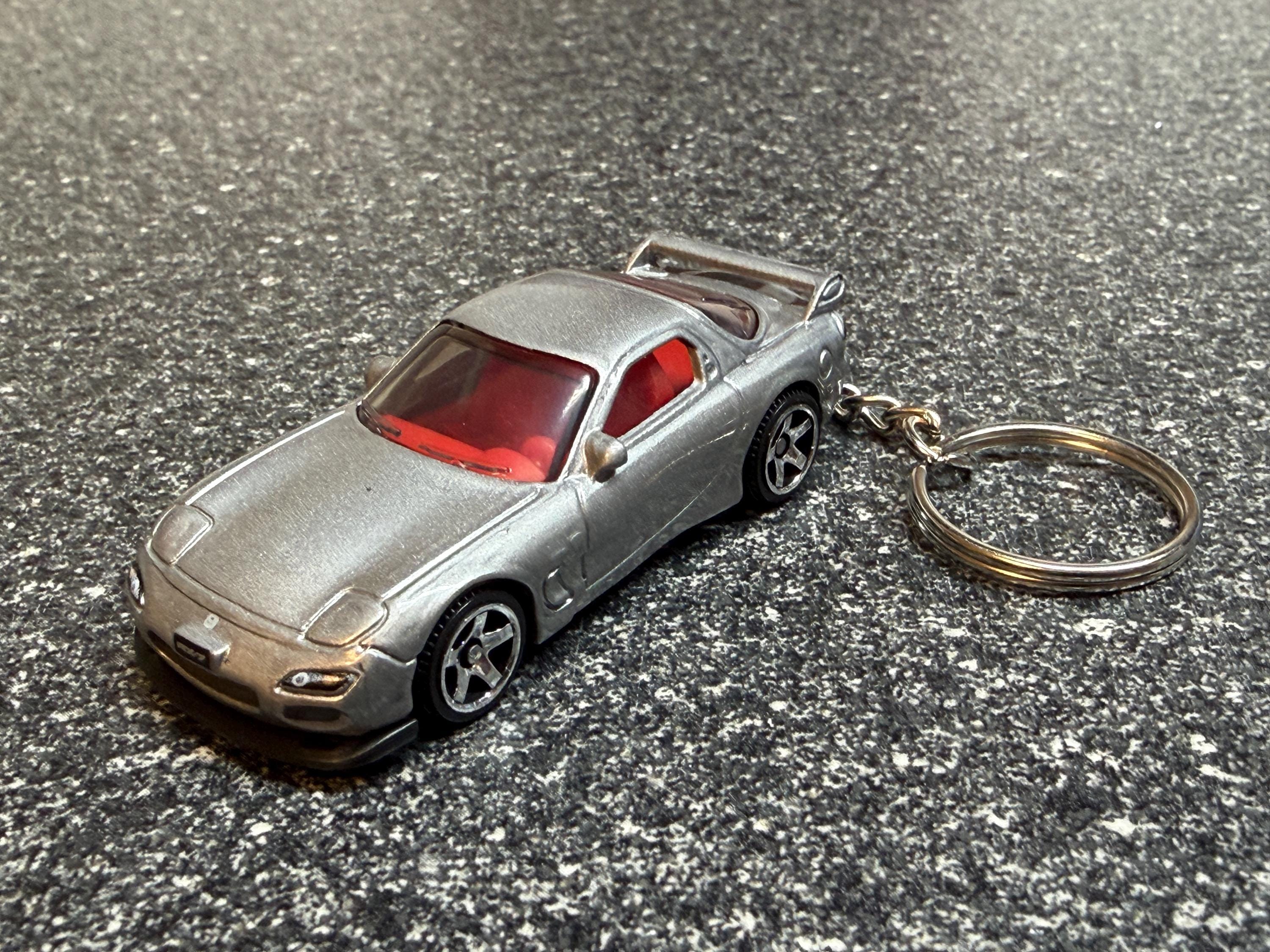 1995 Mazda RX7 Rx-7 Silver Keychain Matchbox Hot Wheels Matchbox F&F - Etsy