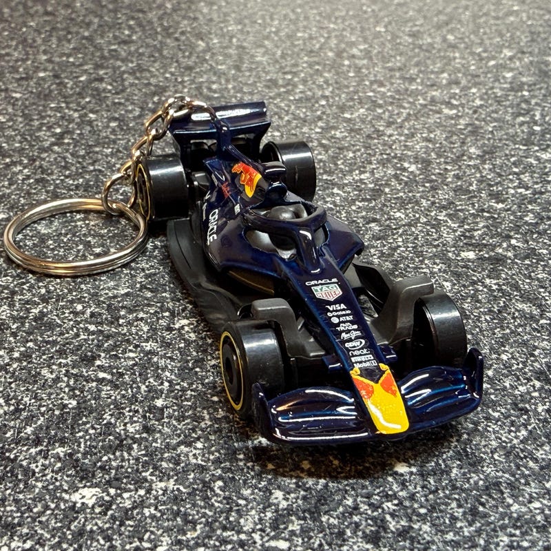Mini Lullsr F1 Red Bull Key Chain - Etsy
