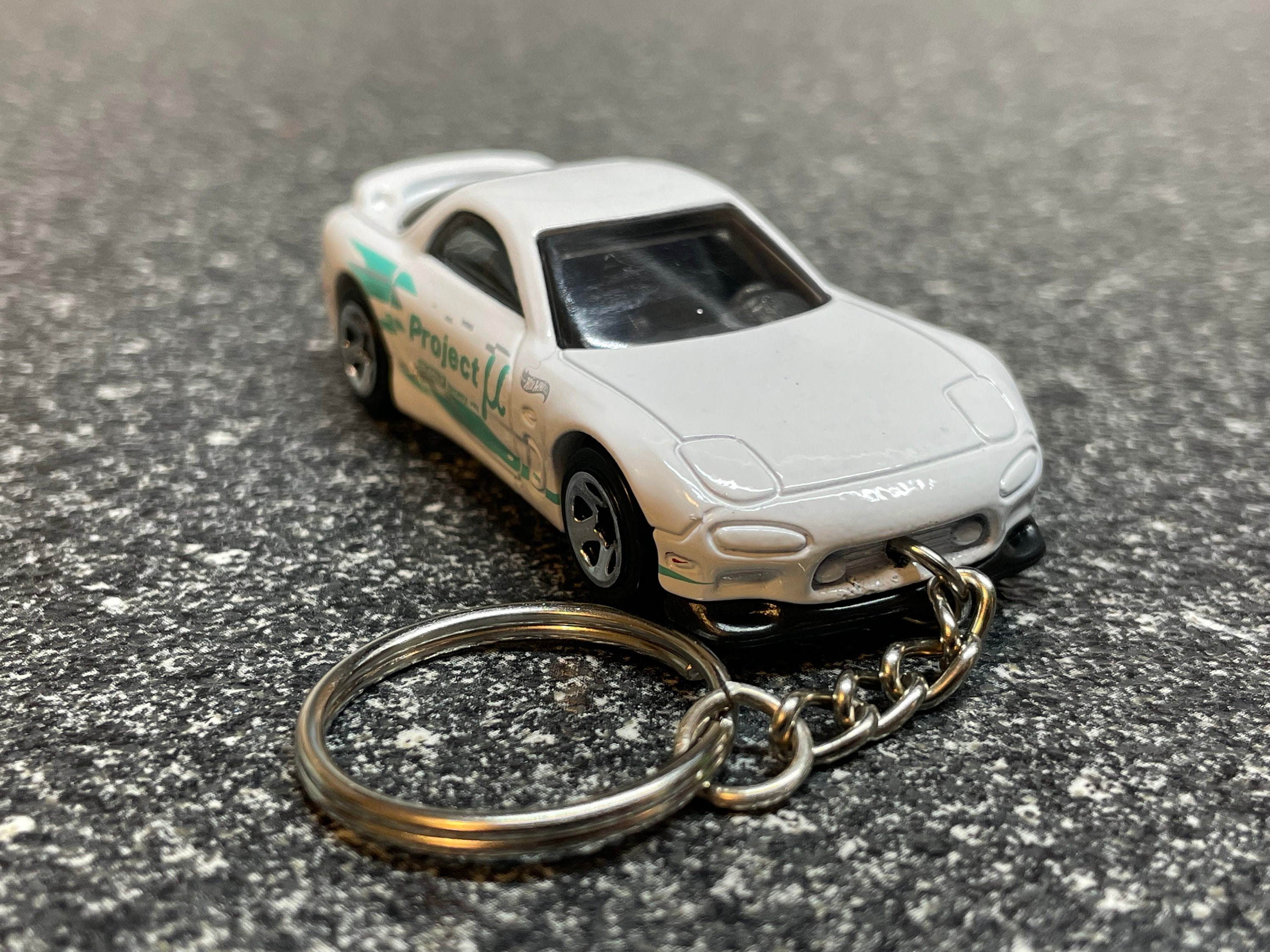 1995 Mazda RX7 Rx-7 White Keychain Matchbox Hot Wheels Matchbox F&F - Etsy