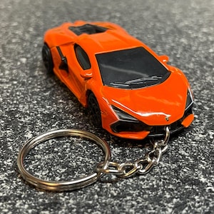 Lamborghini Revuelto Keychain Orage Hot Wheels Matchbox