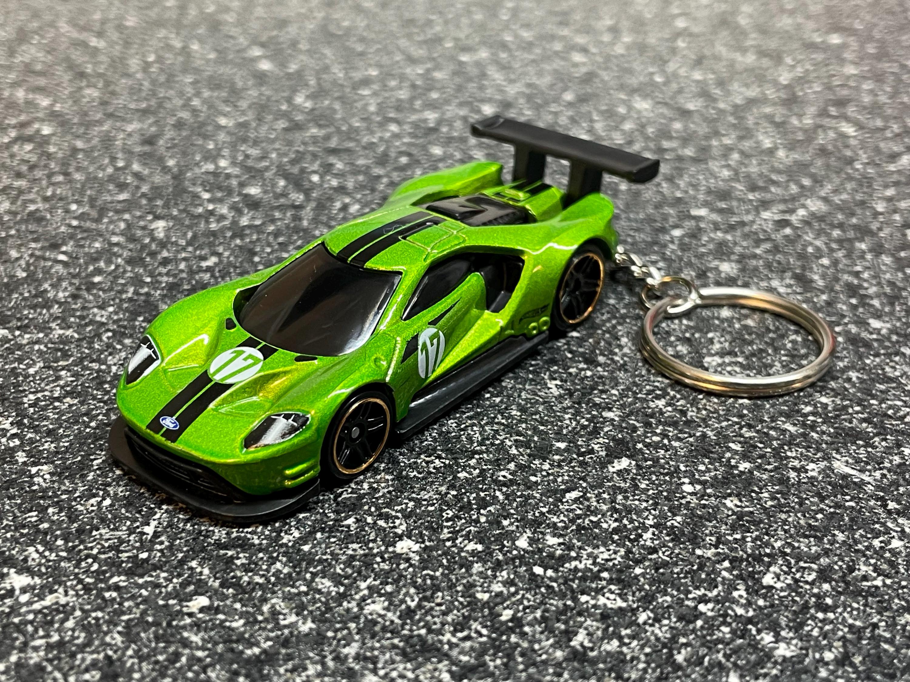 2017 Ford GT Keychain Green Lemans Diecast Car Keychain Hot Wheels ...