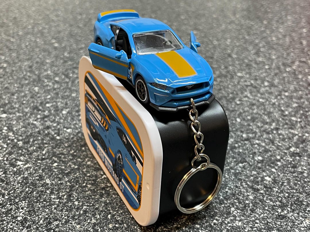 2018 Mustang GT Blue Keychain S550 Hot Wheels Matchbox - Etsy