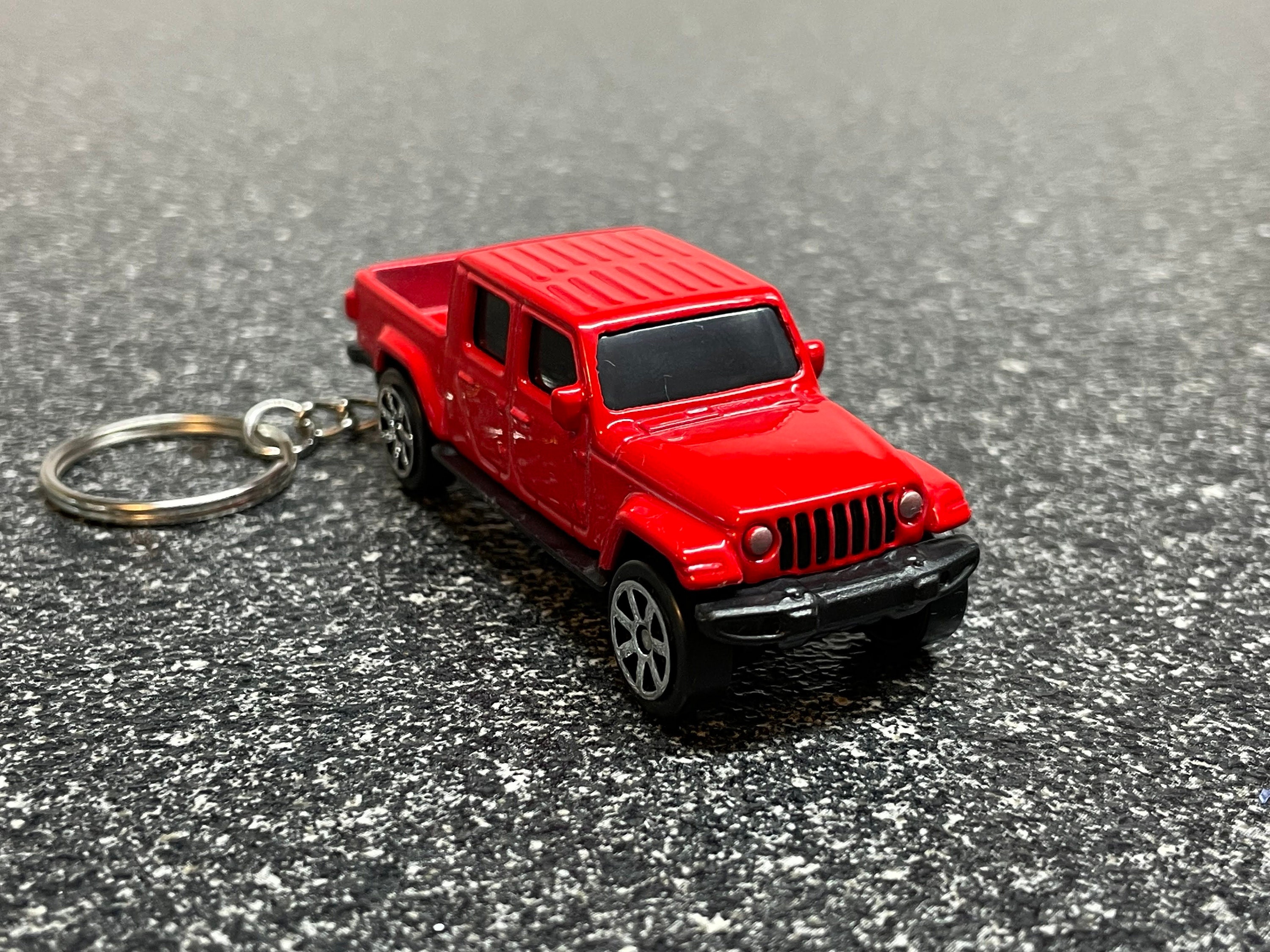 Willys Jeep Schlüsselanhänger Keyring relief silbern - Maße