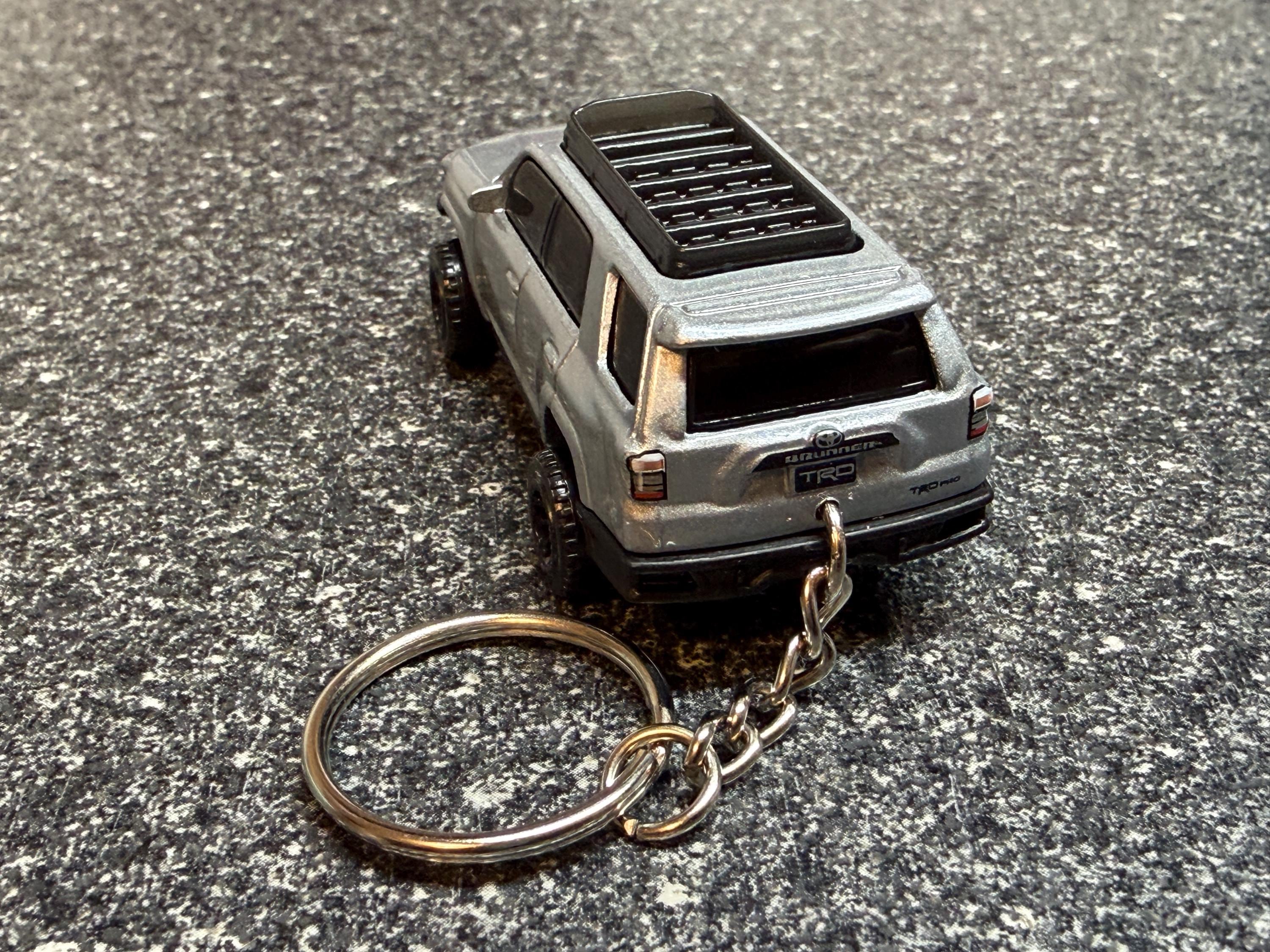 Toyota 4runner Keychain Silver Diecast Car Hot Wheels Matchbox 2019 - Etsy