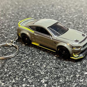 2018 Mustang RTR Gray Keychain Hot Wheels Matchbox S550 - Etsy