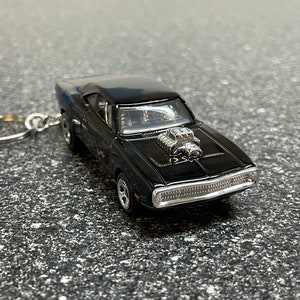 Fits 1970 Charger Hemi F&F Keychain Matchbox Hot Wheels