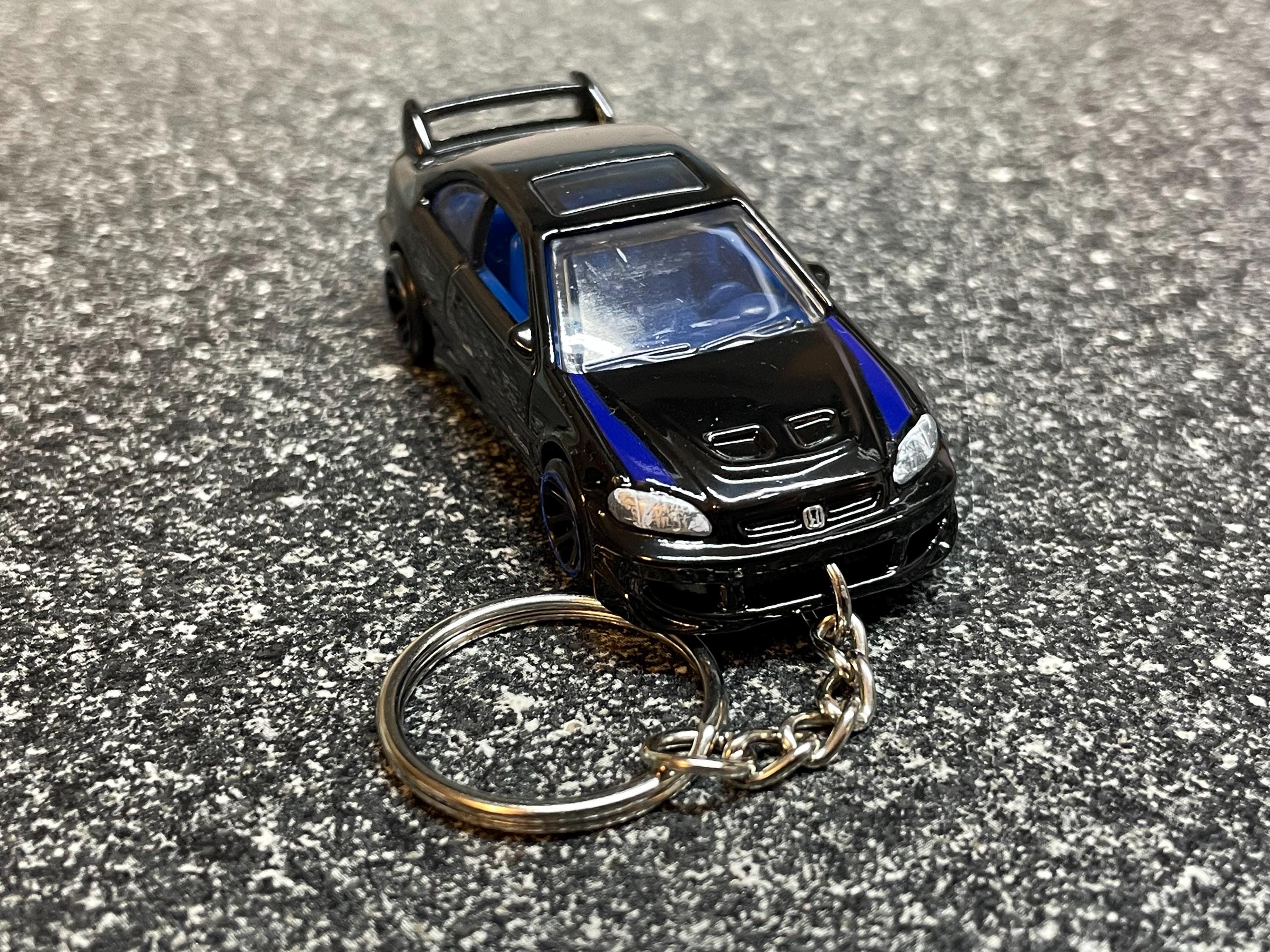 Honda Civic Si Gunmetal Black Snap Hook Keychain – Metal Key Chain – IPick Image 7 thumbnail image