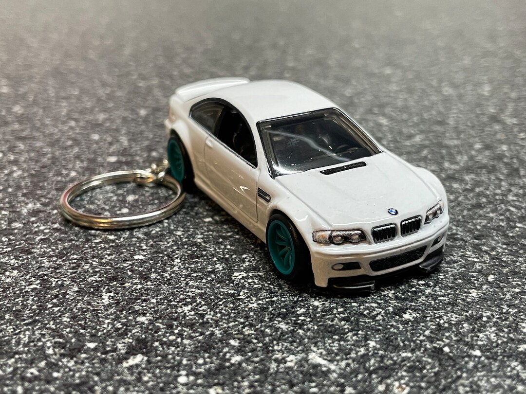 BMW E92 M3 White Keychain Hot Wheels Matchbox - Etsy