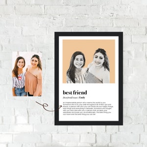 Gift For Sister, Gift for Brother, Gift for sibling, Rakhi Gift, Custom Made, Digital Sketch Effect, Personalized Portrait, Digital Download