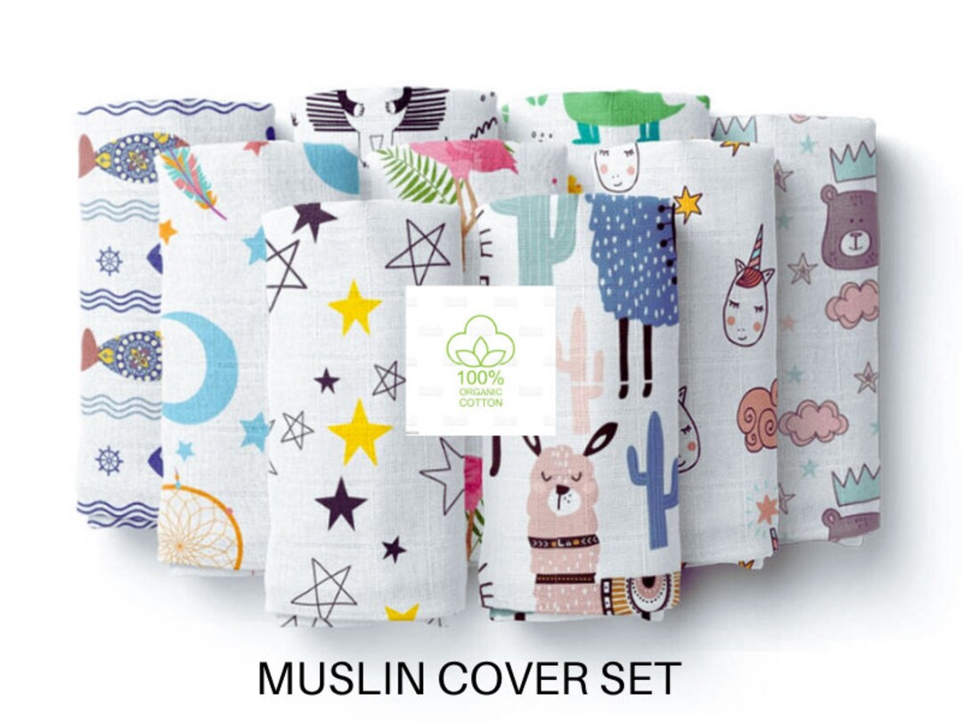 2 Piece Set Extra Large Bundle Swaddle Blankets and Mouth Etsy