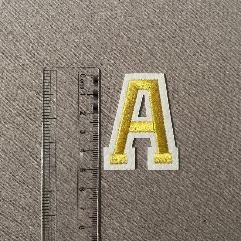 Colourful Letters Alphabet Color Letter Patch Patches Clothes Iron on