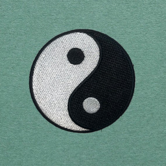 Yin and Yang Patches Sew on Patches for Jackets Hats and 