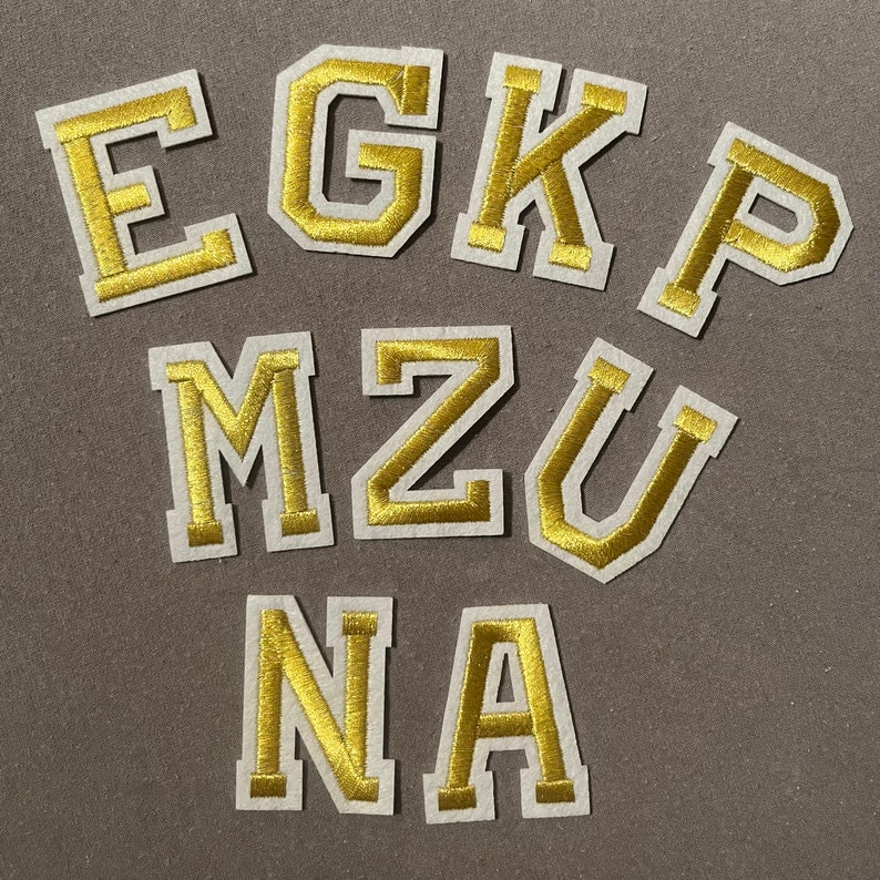 Colourful Letters Alphabet Color Letter Patch Patches Clothes Iron on