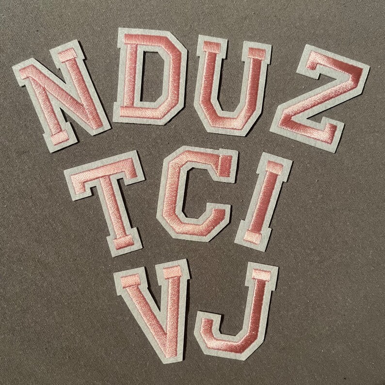 Colourful Letters Alphabet Color Letter Patch Patches Clothes Iron on