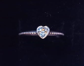 Pandora 925 Ale One Love Heart Ring - Size 52