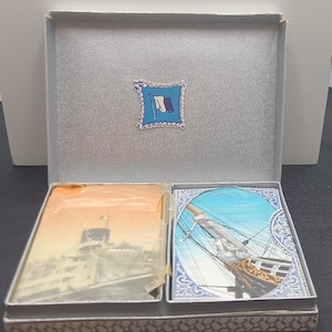 Unused Vintage Thomas De La Rue & co Collectible Playing Cards - Brocklebank Shipping Line