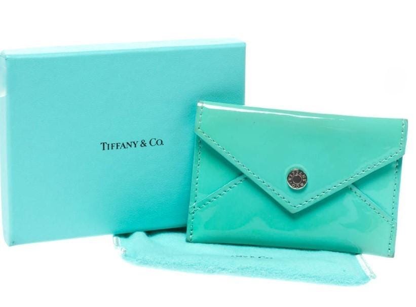Vintage Tiffany & Co Patent Leather Business Card Holder - Etsy