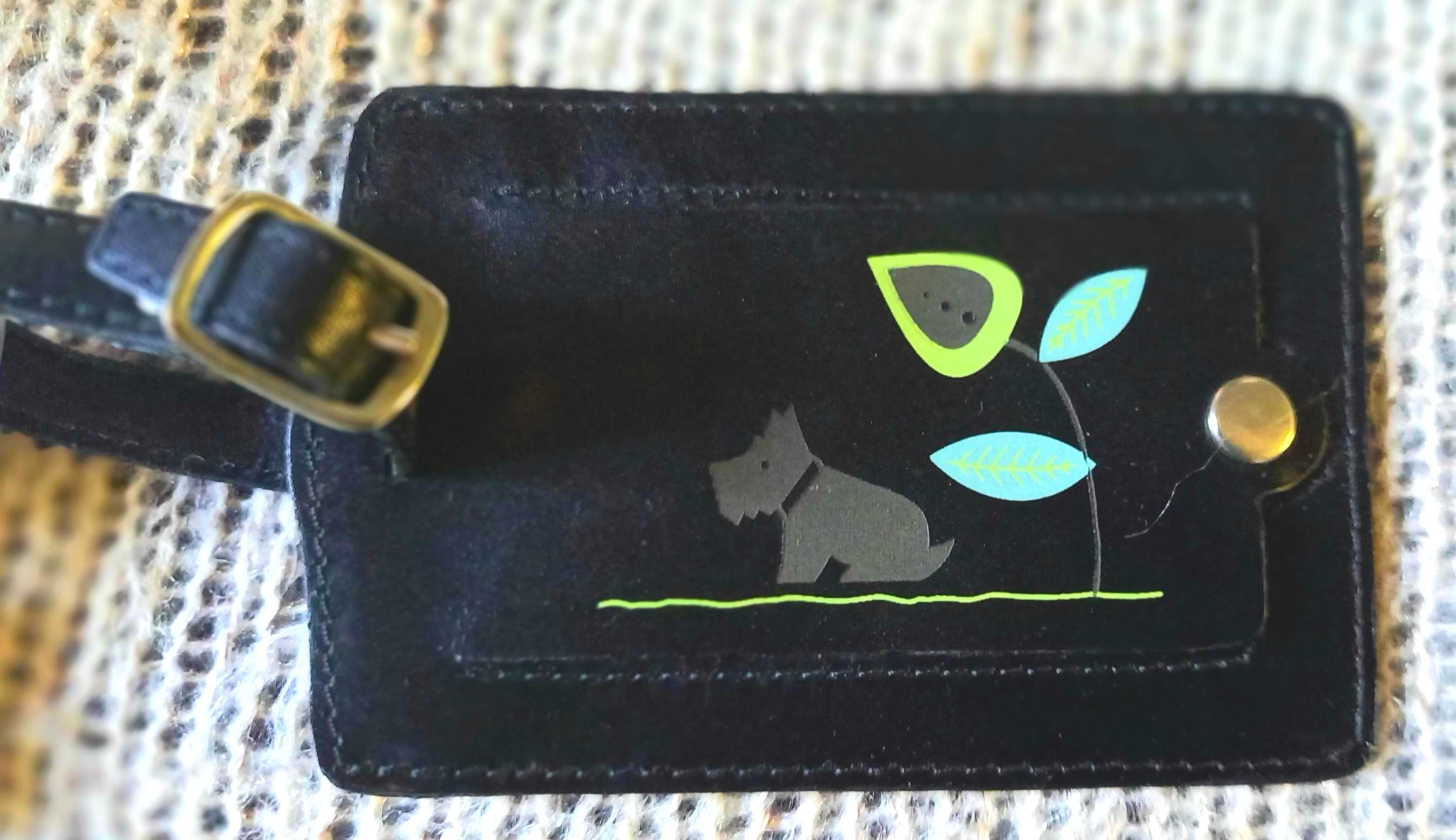 Radley London Leather Luggage Tag Discontinued Line Boxed