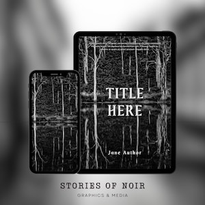 Horror ebook Cover, Custom Book Cover, Digital Book Cover, Thriller Design, Mystery Novel, Crime Thriller, Fiction Novel