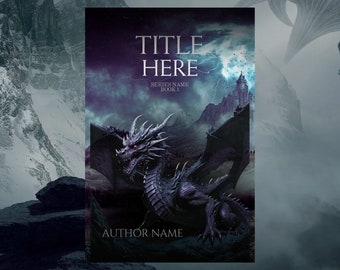 Dragon Fantasy ebook Cover, Premade Adventure book cover, YA Novel ebook Cover, Fantasy Book Covers, Readymade Covers, Custom Book Covers