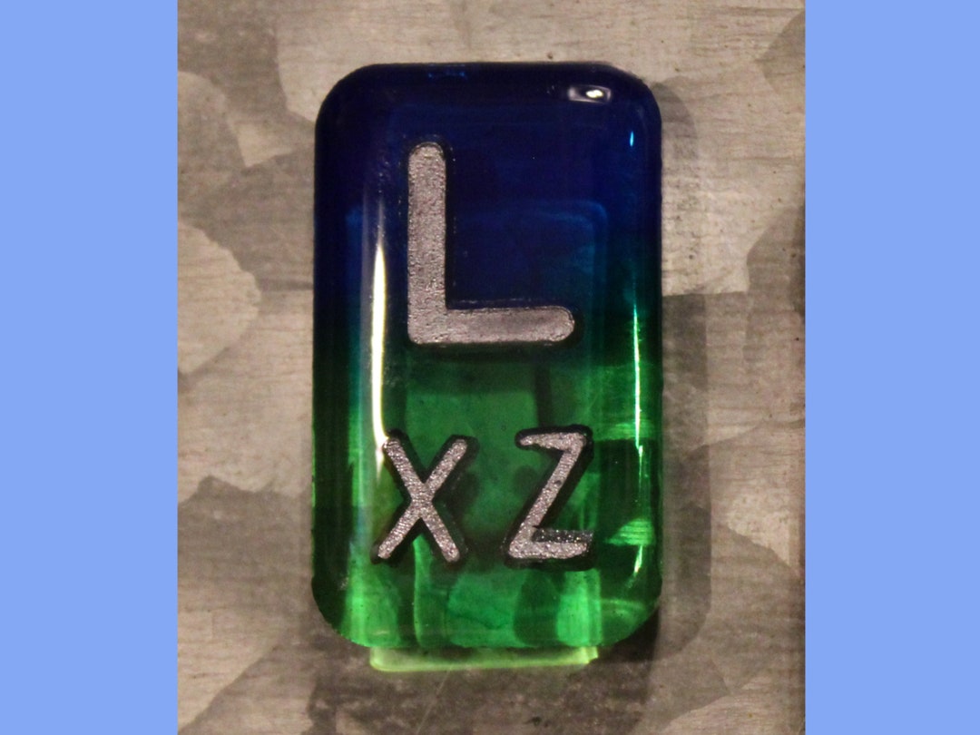 Left Two Tone Xray Marker Single Xray Marker With Initials Etsy