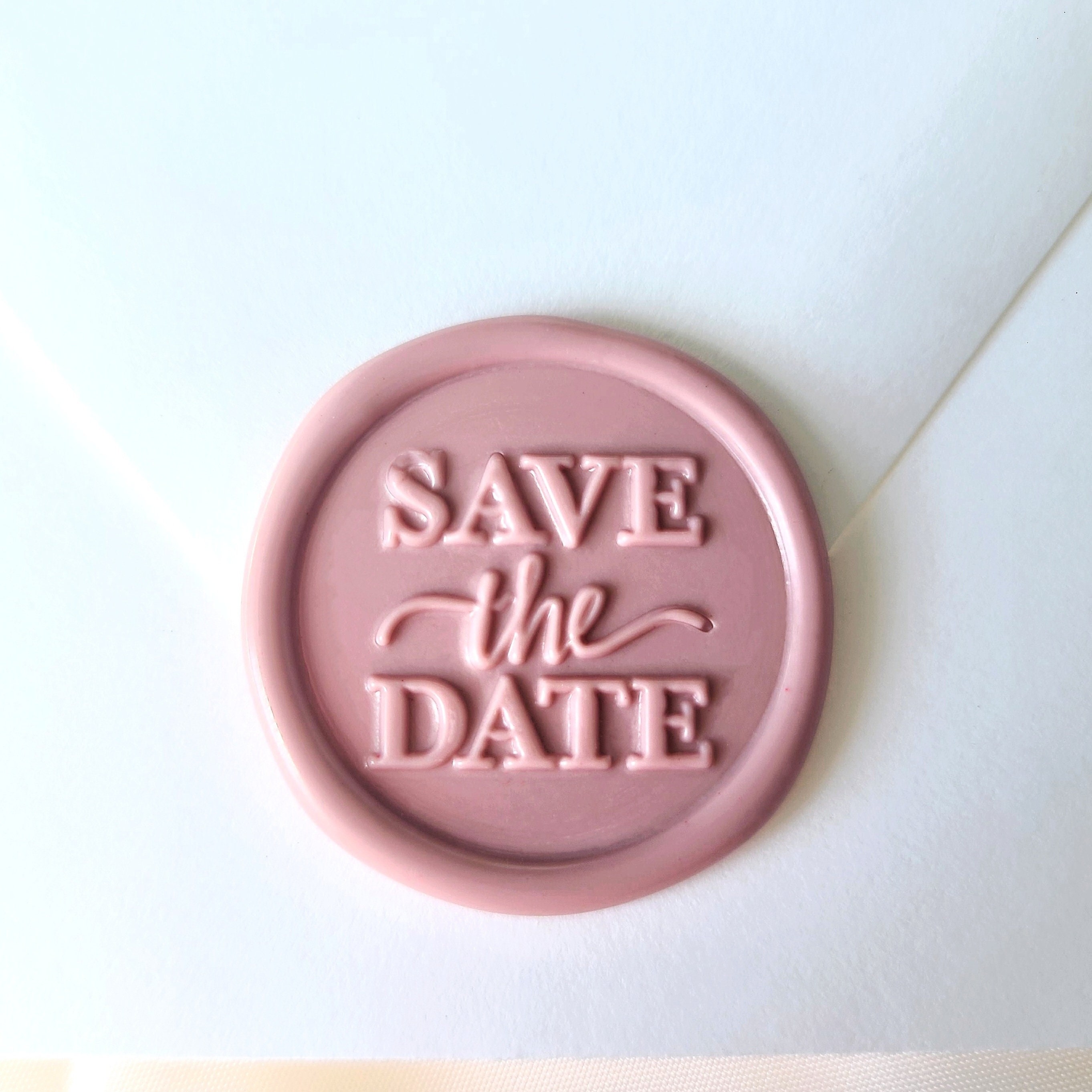 PAID Date Banner Vintage Mail Stamp– Fancy, Reproduction, Graphic