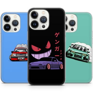 Japan Drifting JDM Sky line Racing Car phone case for iPhone 16 15 14 13 Pro Max 12 11 X XS 8, Samsung S24 FE, S21 Ultra, A12, Pixel 8 Pro