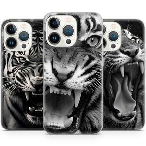 Tiger Big Cat Wildlife Animal Coverfit phone case for iPhone 15 14 13 Pro Max 12 11 X XS 8, fits Samsung S24 FE S21 Ultra, A12, Pixel 8 Pro
