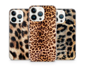 Luipaardpatroon Cheetah Print Fur Skin telefoonhoesje voor iPhone 16 15 14 13 Pro Max 12 11 X XS 8, Samsung S24 FE, S21 Ultra, A12, Pixel 8 Pro
