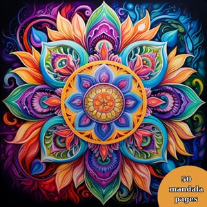 50 Adult Mandala Coloring Pages
