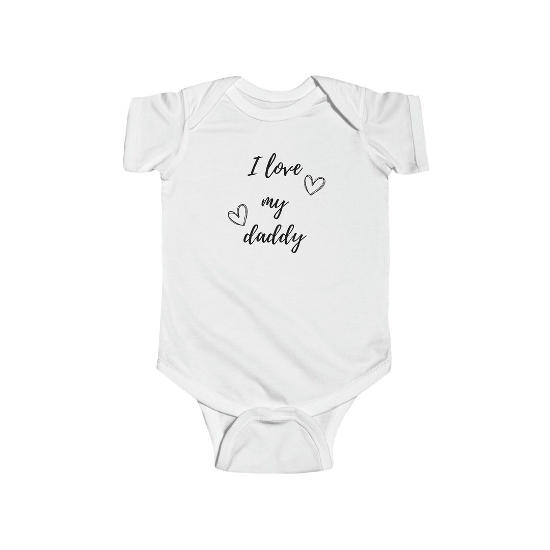 I Love My Daddy Baby Grow Etsy
