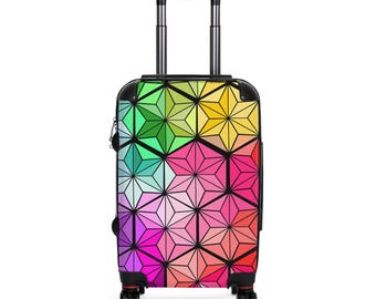 Geometrischer Regenbogen Fliesenkoffer