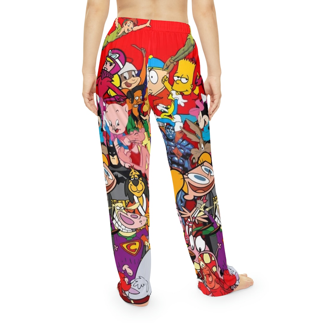 Cartoon Pajama Pants - Etsy