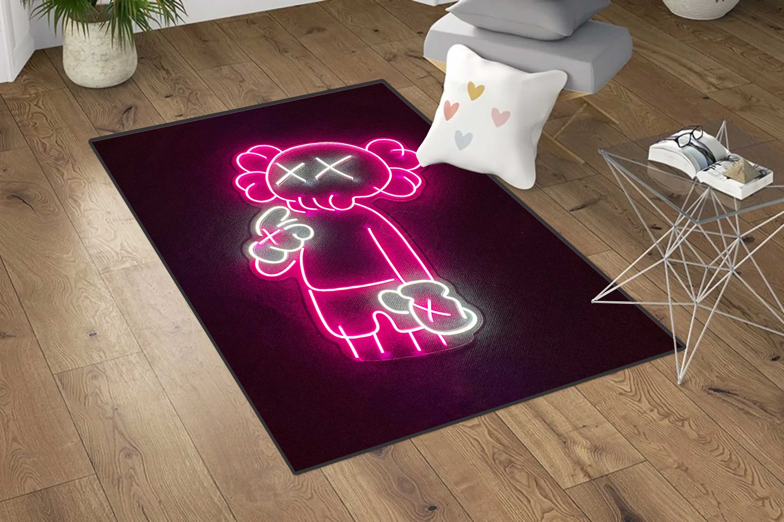 Kaws Family Rug,kaws Rug, Kaws Room Decor, Kaws Art Rug, Popular Rug