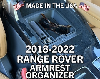 2018-2022 Range Rover Armrest Organizer | Range Rover Sport Armrest Organizer | Car Organizer | L405 L494 | Armrest Storage | Sunglasses