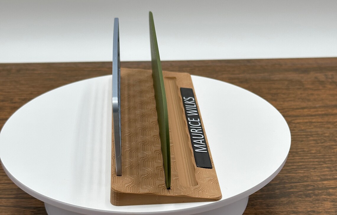 Desk Name Plate, Pen Holder and Letter Organizer for the Land Rover Fan