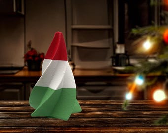 Proud Italian 3D Light Up Christmas Tree in Two Sizes, Celebrate your heritage and holiday cheer.  Perfect gift for the Italian in your life