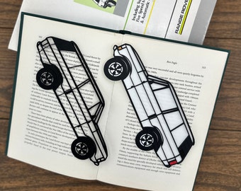 BOOKMARK: RANGE ROVER Classic Wedge bookmark | Car Bookmark for people who are passionate about reading and cars