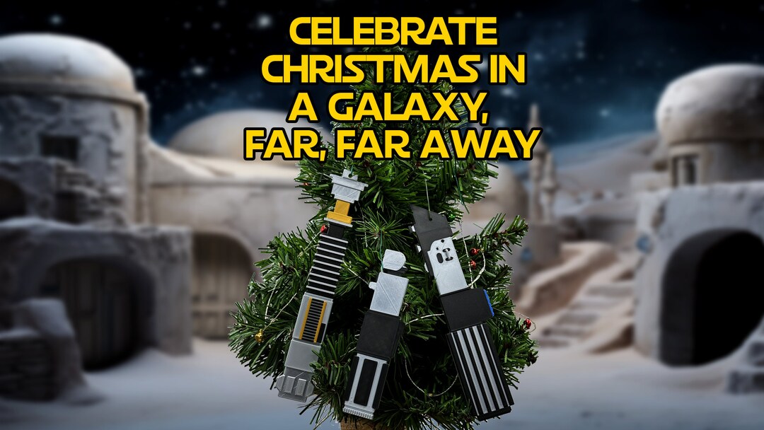 Star Wars Ornament, Lightsaber Ornament, Star Wars Christmas Ornament, Light Saber Ornament