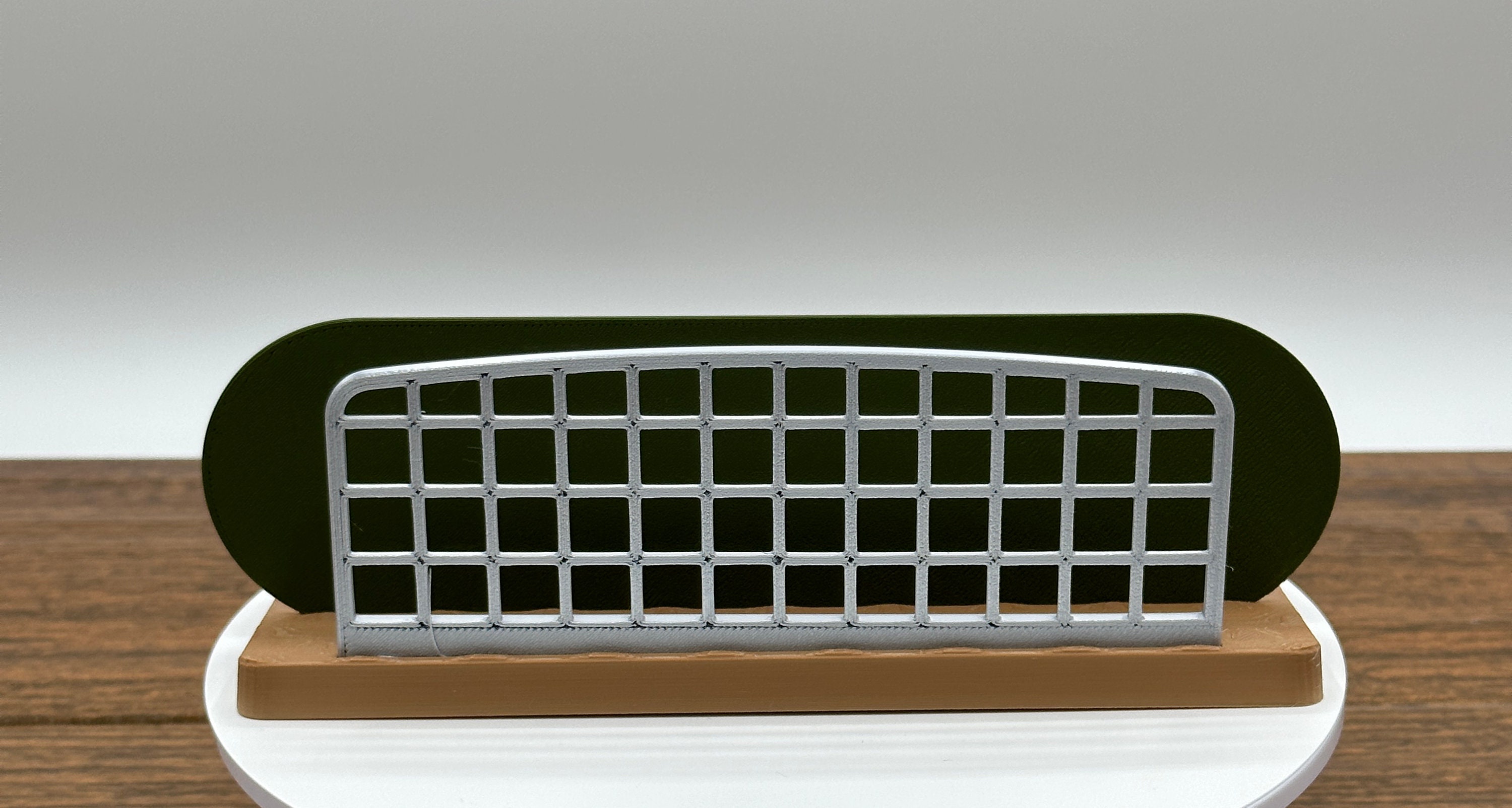 Desk Name Plate, Pen Holder and Letter Organizer for the Land Rover Fan