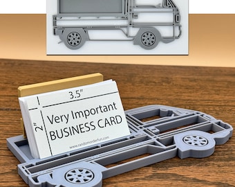 Business Card Holder Kei Truck Mini Truck Business Card Holder, desk organizer, JDM Truck Fan Gifts, Kei truck gift for him, Honda Acty