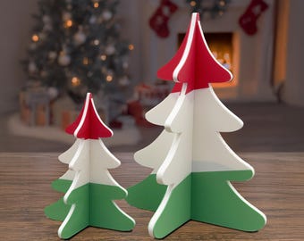 Proud Italian Christmas Tree in Two Sizes, Celebrate your heritage and holiday cheer