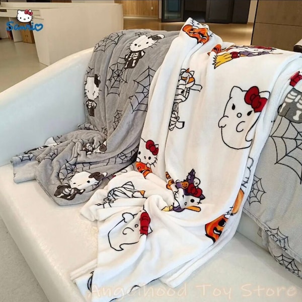 Hello Kittys Blanket Etsy