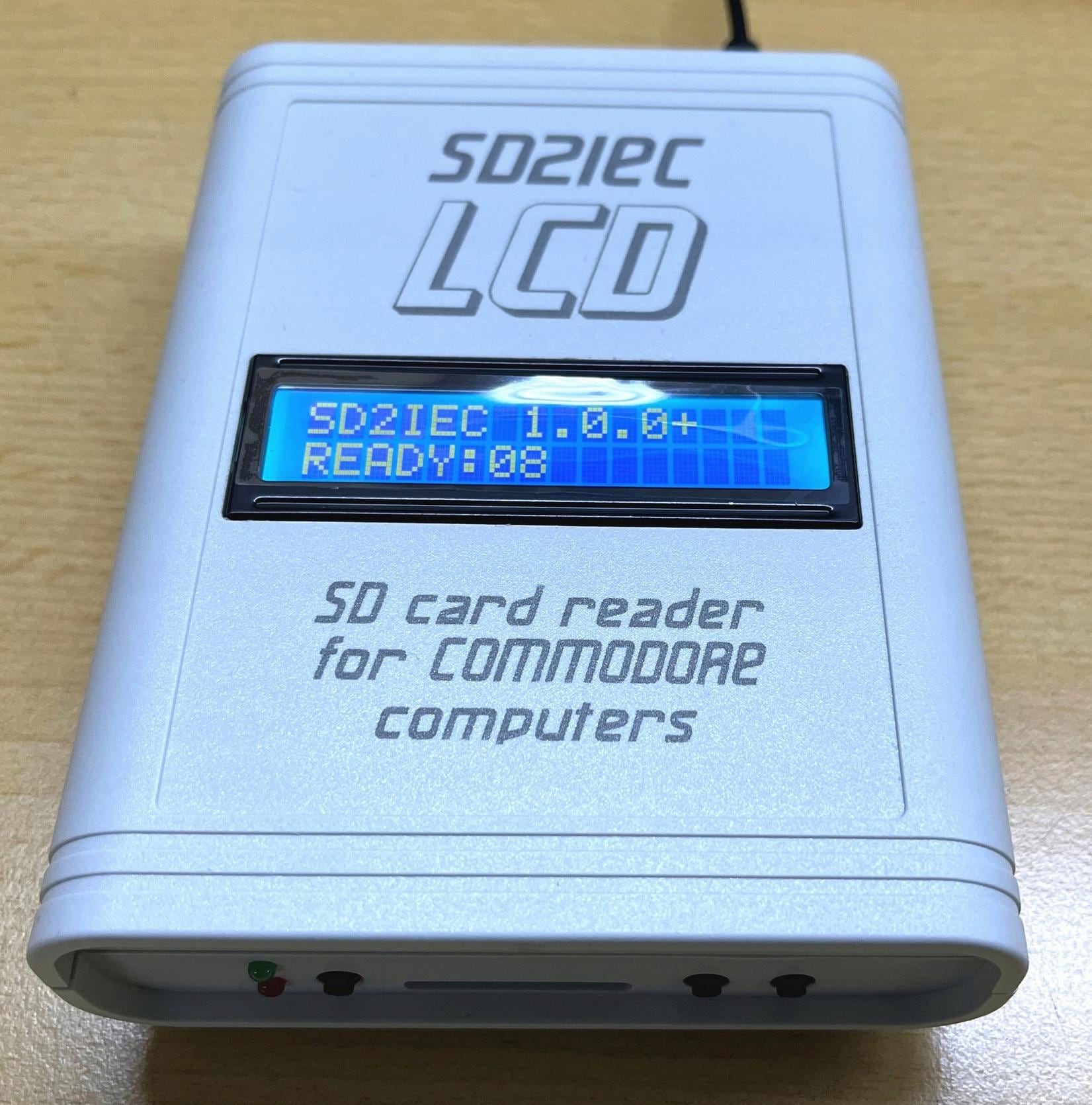 SD2IEC LCD RTC - Sd Card Reader for Commodore 64, C64, C128, VIC-20, C16